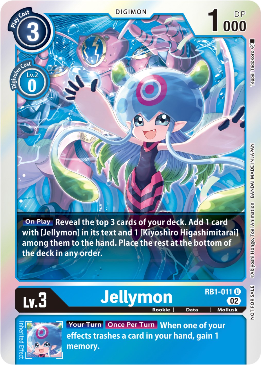 Image of Jellymon [RB1-011] (Box Topper) [Resurgence Booster]