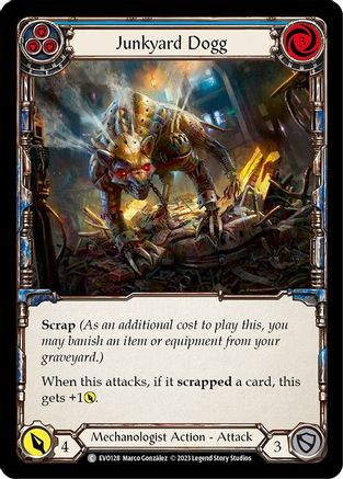 Image of Junkyard Dogg (Blue) [EVO128] (Bright Lights)  Rainbow Foil