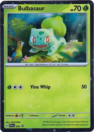 Image of Bulbasaur (046) (Cosmos Holo) [Scarlet & Violet: Black Star Promos]