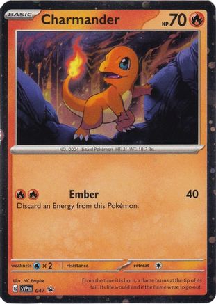 Image of Charmander (047) (Cosmos Holo) [Scarlet & Violet: Black Star Promos]