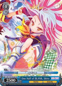 Image of One Half of BLANK, Shiro (NGL/S58-TE13SP SP) [No Game No Life]