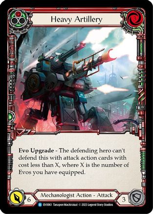 Image of Heavy Artillery (Red) [EVO061] (Bright Lights)