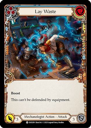 Image of Lay Waste (Blue) [EVO208] (Bright Lights)