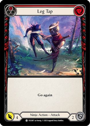 Image of Leg Tap (Red) [TCC087] (Round the Table: TCC x LSS)