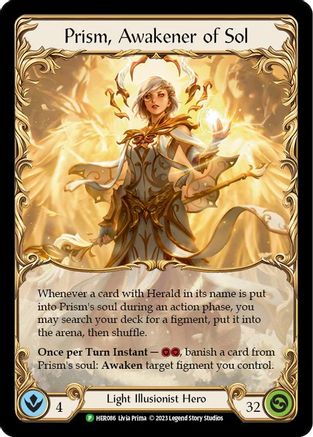 Image of Prism, Awakener of Sol [HER086] (Promo)  Cold Foil