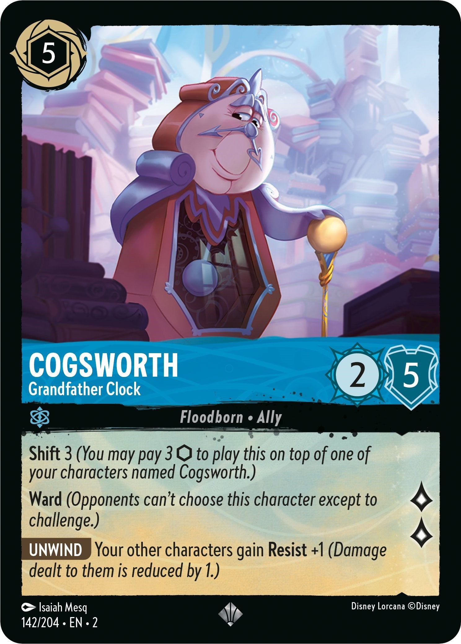 Image of Cogsworth - Grandfather Clock (142/204) [Rise of the Floodborn]