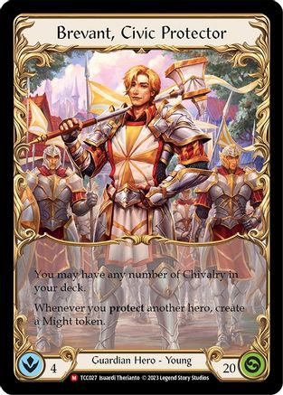 Image of Brevant, Civic Protector [TCC027] (Round the Table: TCC x LSS)  Rainbow Foil