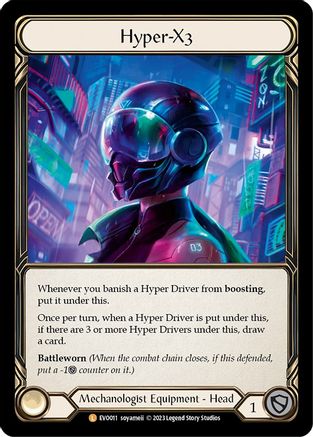 Image of Hyper-X3 [EVO011] (Bright Lights)  Rainbow Foil