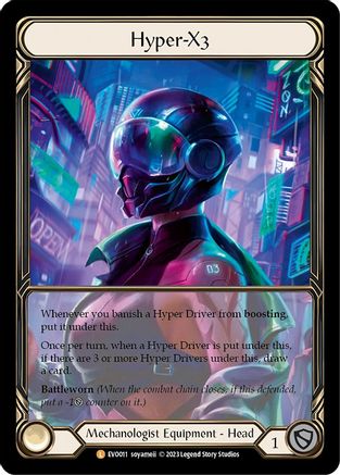 Image of Hyper-X3 (Extended Art) [EVO011] (Bright Lights)  Cold Foil