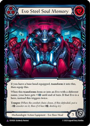 Image of Evo Steel Soul Memory (Marvel) [EVO026] (Bright Lights)  Cold Foil