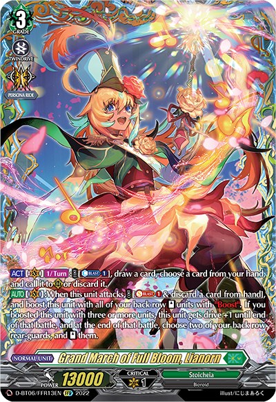 Image of Grand March of Full Bloom, Lianorn (D-BT06/FFR02EN) [Blazing Dragon Reborn]