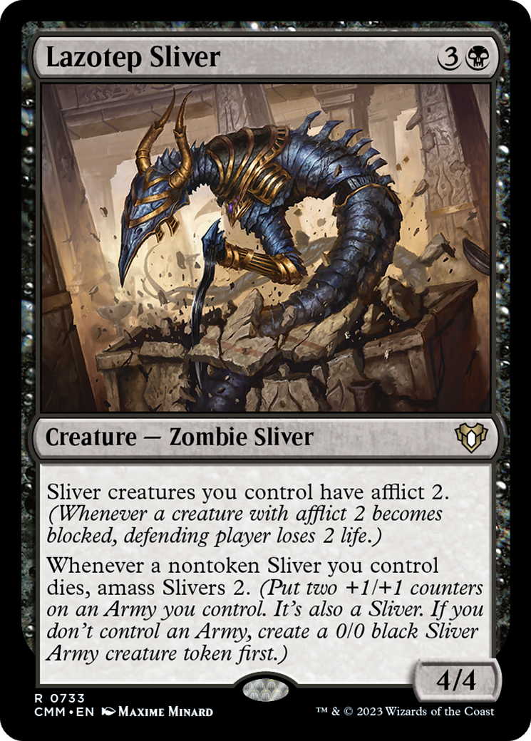 Image of Lazotep Sliver (CMM-733) - Commander Masters Foil