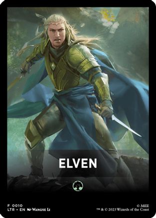 Image of Elven Theme Card [The Lord of the Rings: Tales of Middle-Earth]
