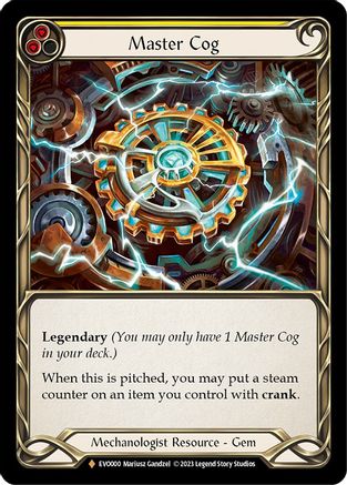 Image of Master Cog [EVO000] (Bright Lights)  Cold Foil
