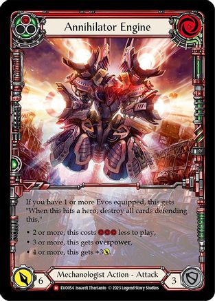 Image of Annihilator Engine (Extended Art) [EVO054] (Bright Lights)  Rainbow Foil