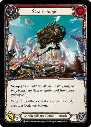 Image of Scrap Hopper (Red) [EVO108] (Bright Lights)  Rainbow Foil