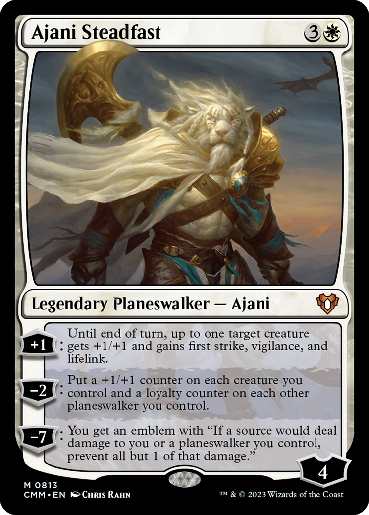 Image of Ajani Steadfast [Commander Masters]