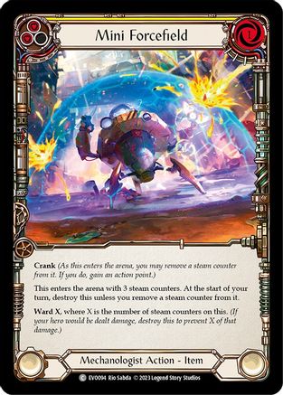 Image of Mini Forcefield (Yellow) [EVO094] (Bright Lights)  Rainbow Foil