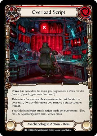 Image of Overload Script [EVO096] (Bright Lights)  Rainbow Foil
