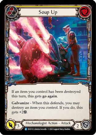 Image of Soup Up (Yellow) [EVO112] (Bright Lights)  Rainbow Foil