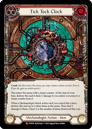 Image of Tick Tock Clock [EVO074] (Bright Lights)  Rainbow Foil