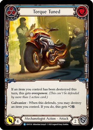 Image of Torque Tuned (Blue) [EVO116] (Bright Lights)  Rainbow Foil