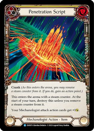 Image of Penetration Script [EVO079] (Bright Lights)  Rainbow Foil
