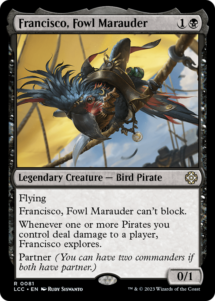 Image of Francisco, Fowl Marauder [The Lost Caverns of Ixalan Commander]