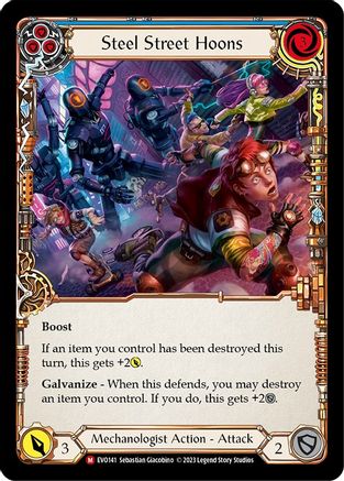 Image of Steel Street Hoons [EVO141] (Bright Lights)  Rainbow Foil
