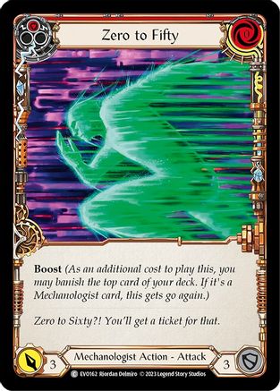 Image of Zero to Fifty (Red) [EVO162] (Bright Lights)  Rainbow Foil