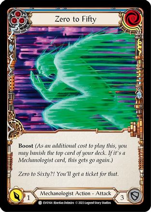 Image of Zero to Fifty (Blue) [EVO164] (Bright Lights)  Rainbow Foil