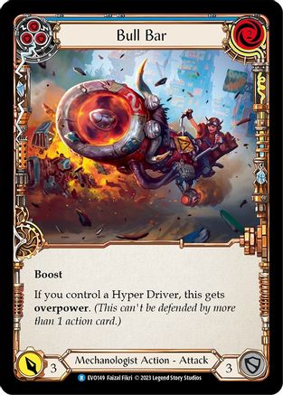 Image of Bull Bar (Blue) [EVO149] (Bright Lights)  Rainbow Foil