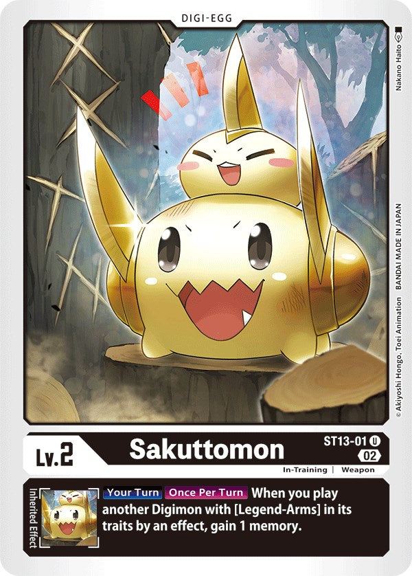 Image of Sakuttomon [ST13-01] [Starter Deck: Ragnaloardmon]