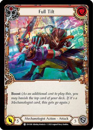 Image of Full Tilt (Red) [EVO168] (Bright Lights)  Rainbow Foil