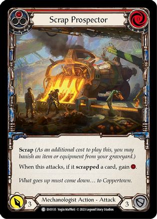 Image of Scrap Prospector (Red) [EVO135] (Bright Lights)
