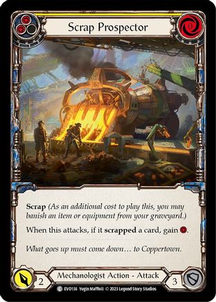 Image of Scrap Prospector (Yellow) [EVO136] (Bright Lights)