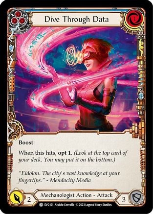 Image of Dive Through Data (Blue) [EVO191] (Bright Lights)