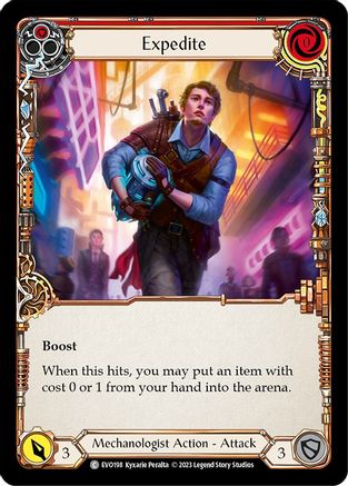 Image of Expedite (Red) [EVO198] (Bright Lights)  Rainbow Foil