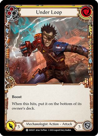 Image of Under Loop (Yellow) [EVO217] (Bright Lights)  Rainbow Foil