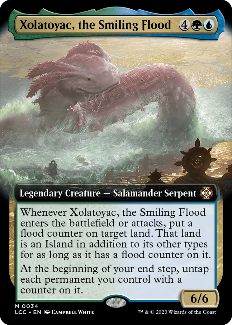 Image of Xolatoyac, the Smiling Flood (Extended Art) [The Lost Caverns of Ixalan Commander]
