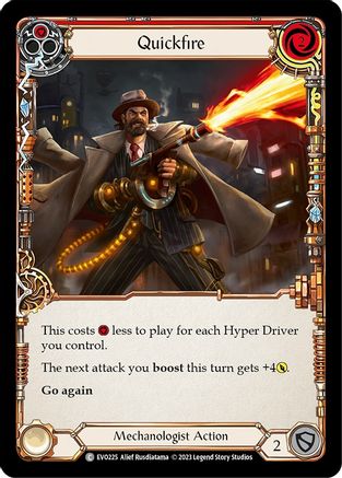 Image of Quickfire (Red) [EVO225] (Bright Lights)  Rainbow Foil