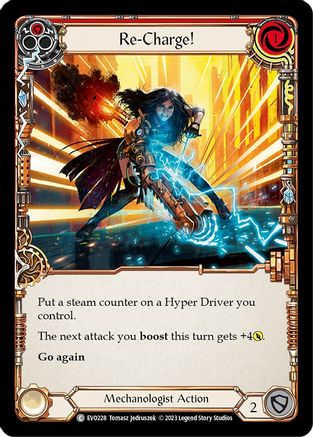 Image of Re-Charge! (Red) [EVO228] (Bright Lights)  Rainbow Foil