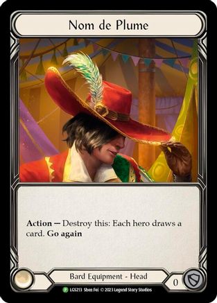 Image of Nom de Plume [LGS213] (Promo)  Rainbow Foil