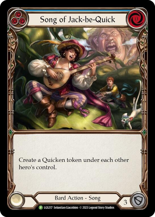 Image of Song of Jack-be-Quick [LGS217] (Promo)  Rainbow Foil