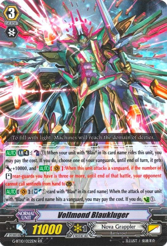 Image of Vollmond Blaukluger (G-BT10/022EN) [Raging Clash of the Blade Fangs]