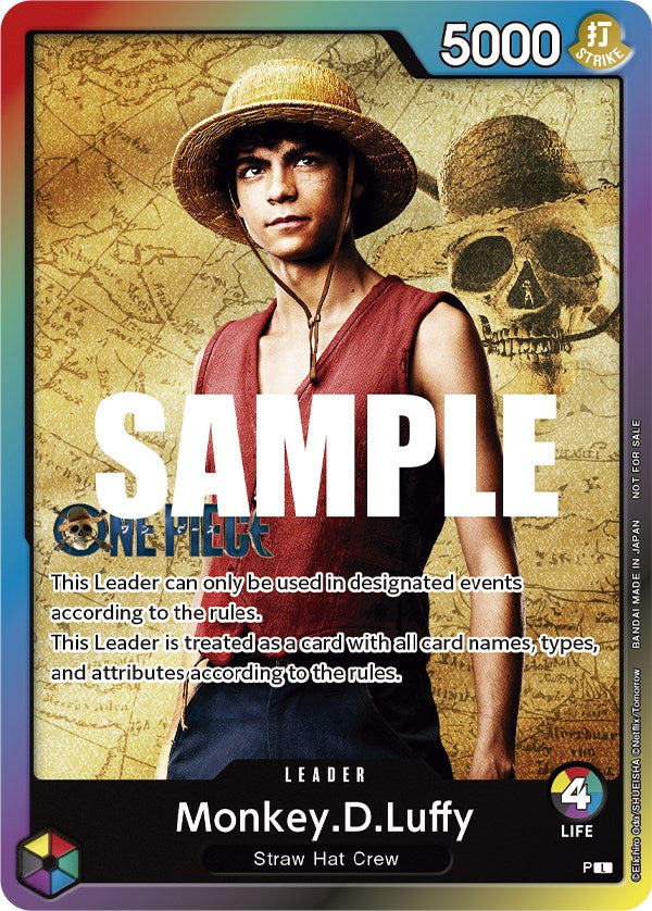 Image of Monkey.D.Luffy (Leader Pack - Live Action) (Sealed Battle 2023 Vol. 1) [One Piece Promotion Cards]