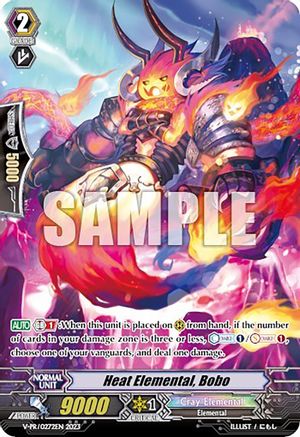 Image of Heat Elemental, Bobo (PR/0272EN) [V Promo Cards]