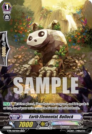 Image of Earth Elemental, Rollock (V-PR/0273EN) [V Promo Cards]
