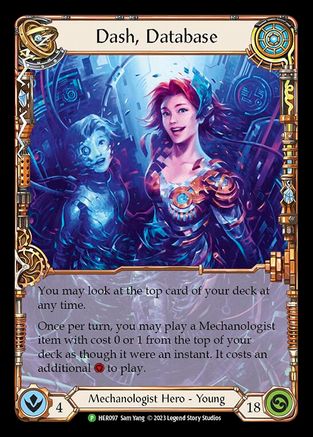 Image of Dash, Database [HER097] (Promo)  Rainbow Foil