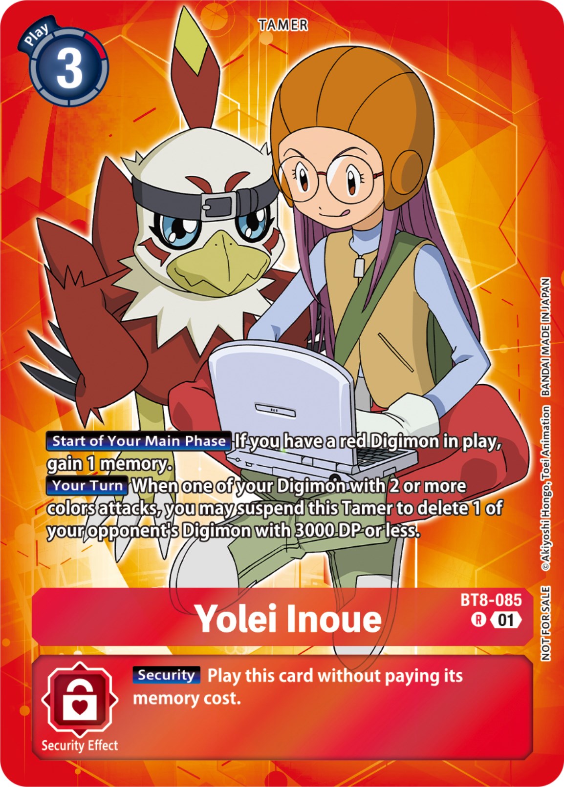 Image of Yolei Inoue [BT8-085] (Tamer Party Pack -The Beginning-) [New Awakening]